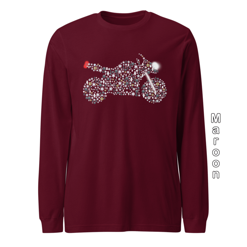 Christmas Sportbike Long Sleeve Tee