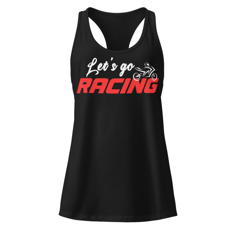 Women’s Racing fitted racerback tank top