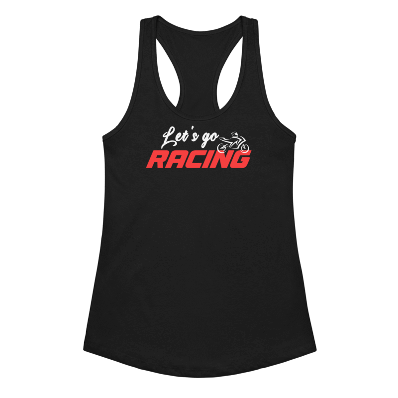 Women’s Racing fitted racerback tank top