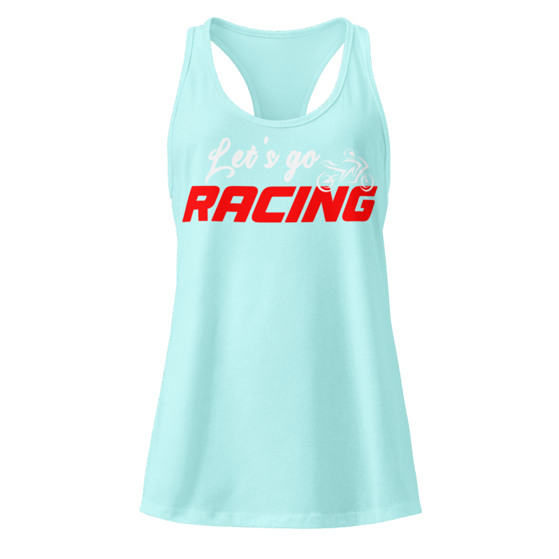 Women’s Racing fitted racerback tank top