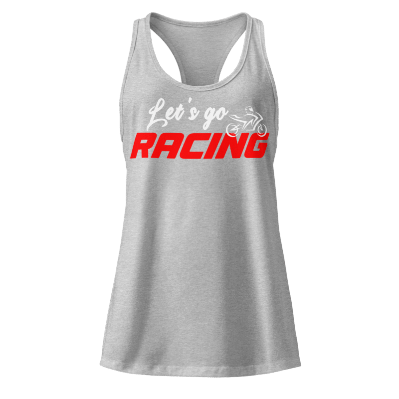 Women’s Racing fitted racerback tank top