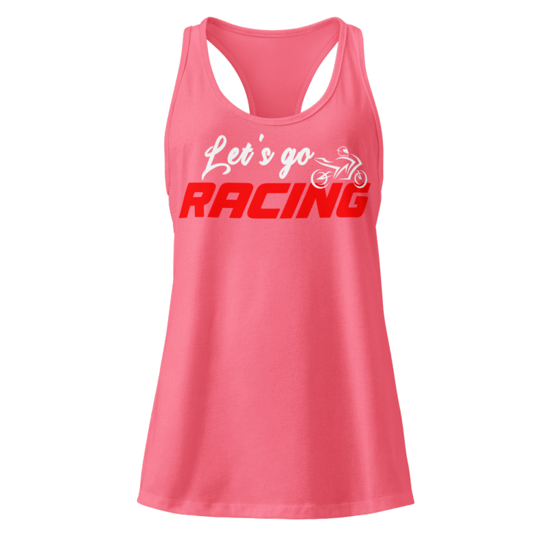 Women’s Racing fitted racerback tank top